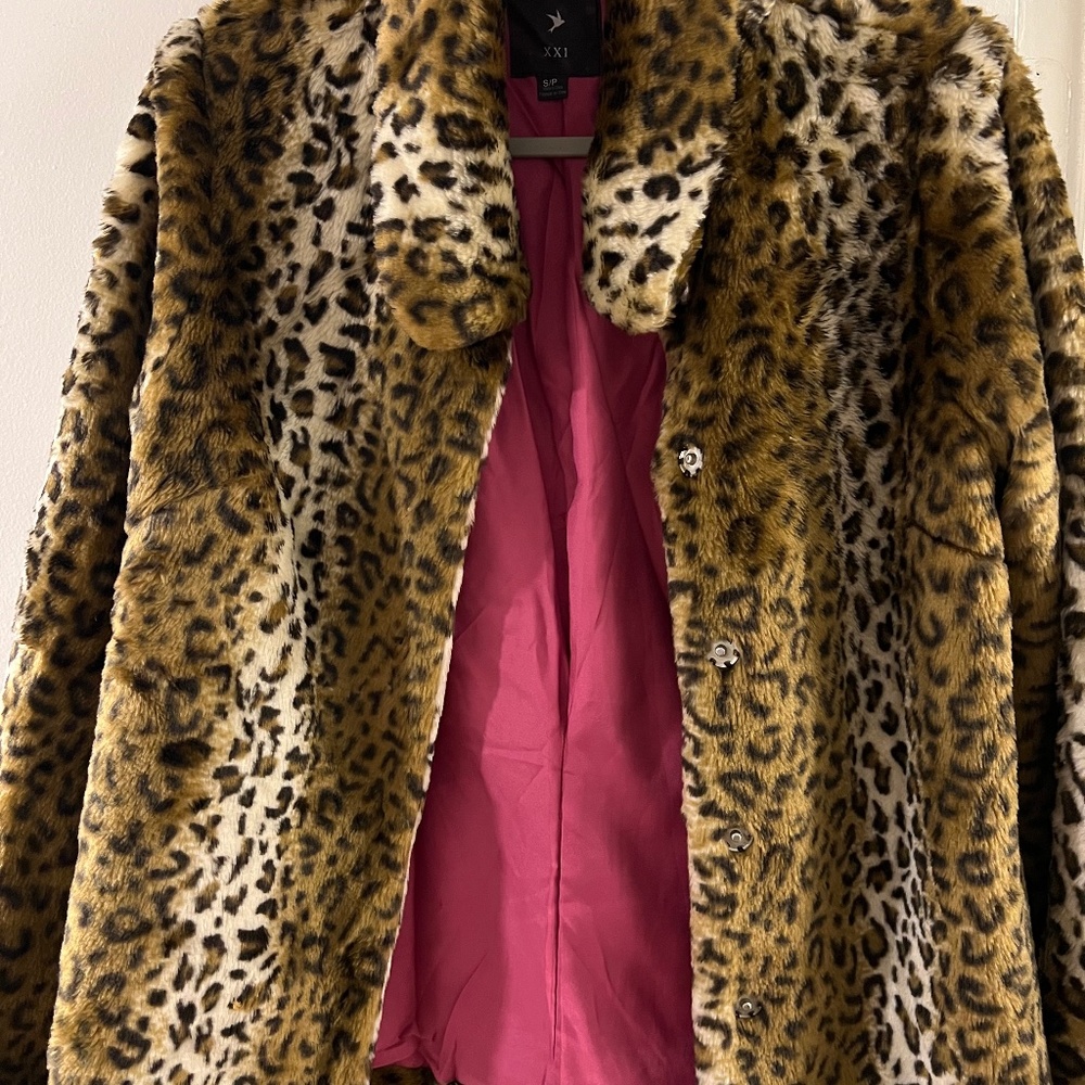 jacket forever 21 Leopard